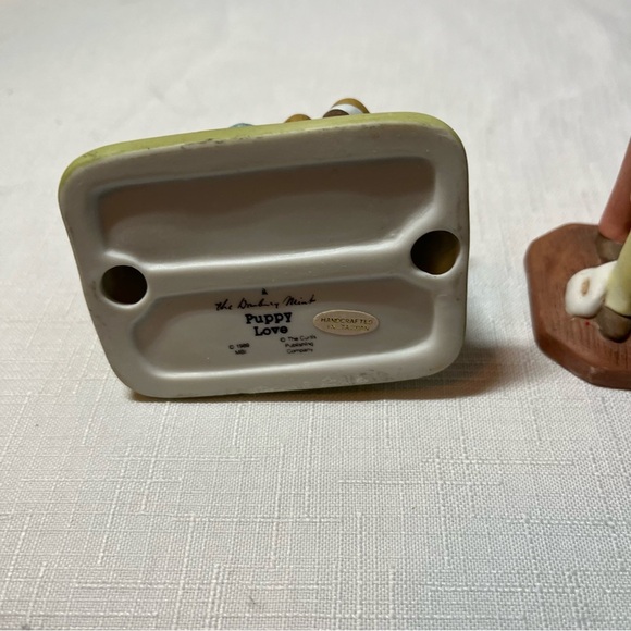 The Danbury Mint puppy love, barbershop quartet, marbles champion Figurines. 4” - Picture 5 of 8